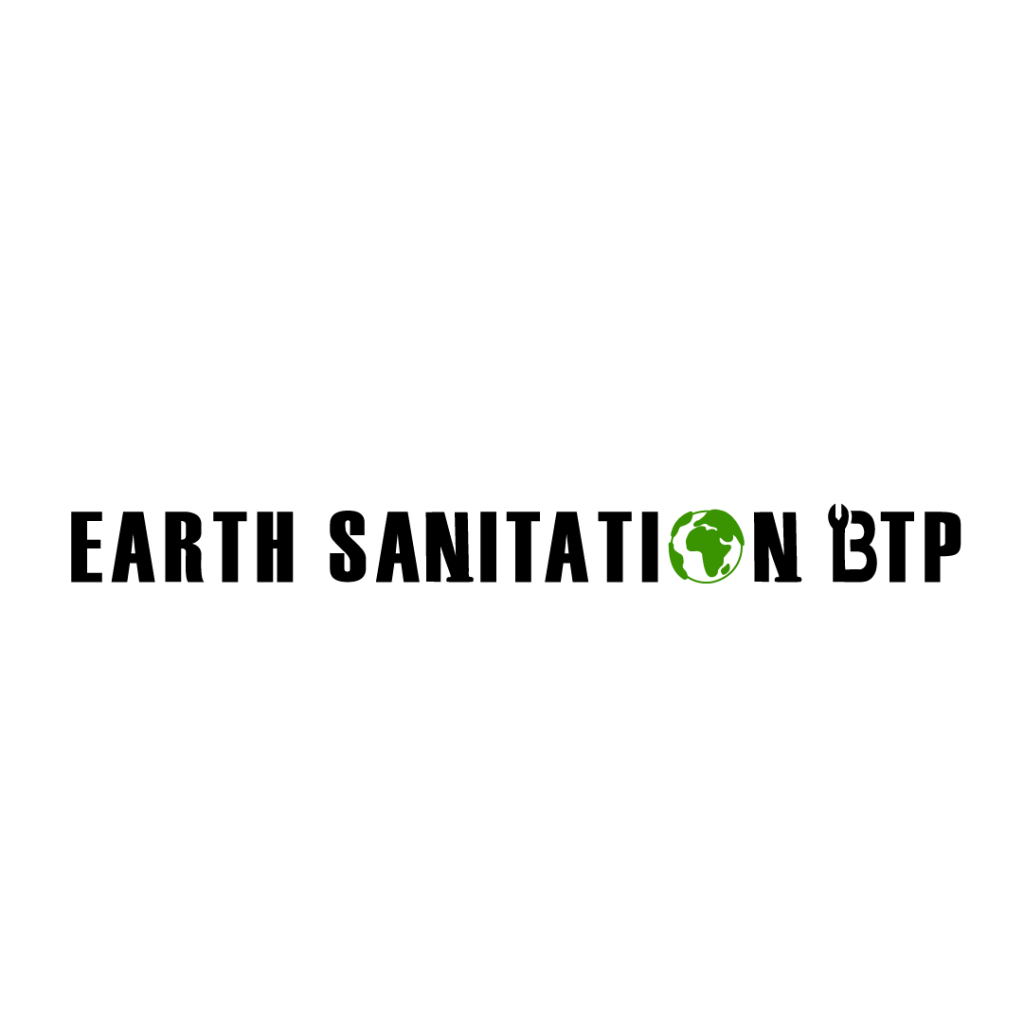 EARTH SANITATION BTP - Logo secondaire noir